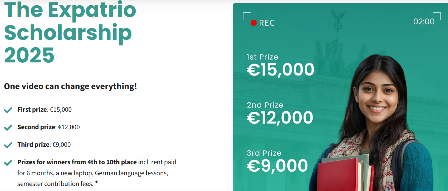 
	 Expatrio Scholarship in Germany
