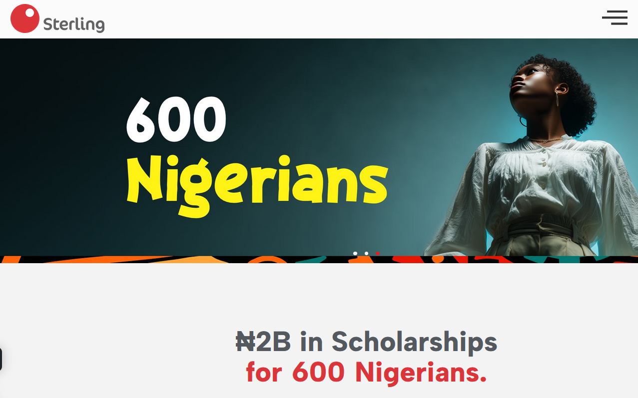 
	2025 Sterling Bank Scholarship at MIVA Open University For Undergraduates
